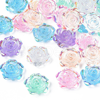 Transparent Resin Cabochons CRES-N030-001B-1