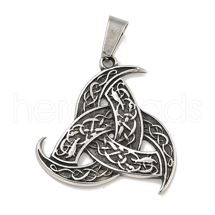 316 Surgical Stainless Steel Pendants STAS-E212-138AS-1