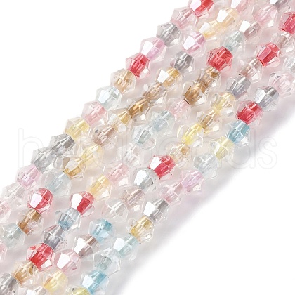 Handmade Lampwork Beads Strands LAMP-R020-01B-1