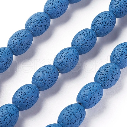 Natural Lava Rock Beads Strands G-F671-03B-12-1