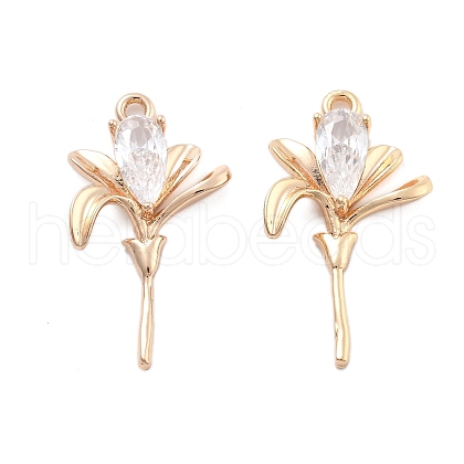 Brass Pendants KK-B125-18G-01-1