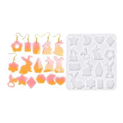 Animal Earrings Pendants DIY Silhouette Silicone Mold X1-DIY-Q033-02A-1