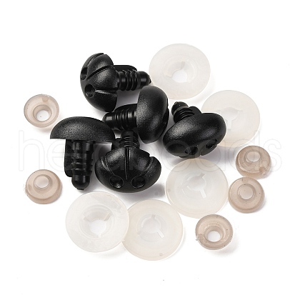 GOMAKERER 30Pcs Plastic Craft Dog Noses DOLL-GO0001-01A-1