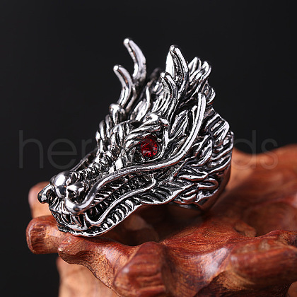 Retro Alloy Cuff Open Rings for Men FS-WGB8A4E-08-1