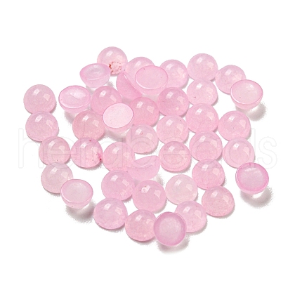 Natural White Jade Dyed Cabochons G-H309-03-15-1