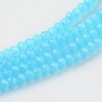 Imitation Jade Glass Beads Strands GLAA-R135-2mm-37-1