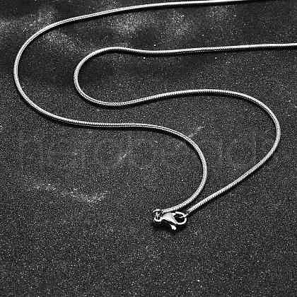 Non-Tarnish Adjustable 304 Stainless Steel Slider Necklaces NJEW-L156-004P-1