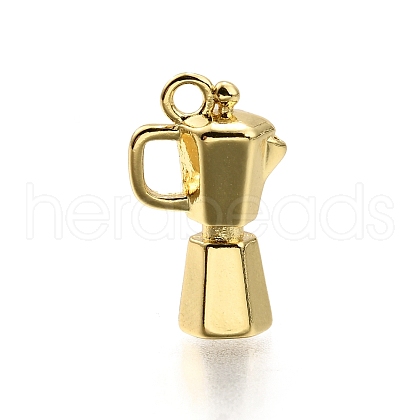 Brass Pendants KK-K401-15G-1