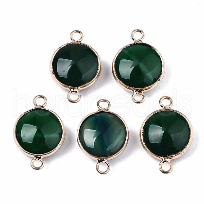 Natural Agate Links Connectors G-N326-85C-1