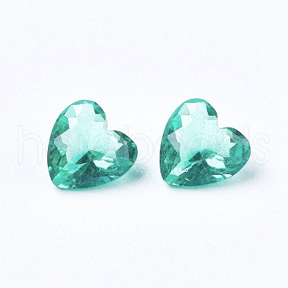 Cubic Zirconia Pointed Back Cabochons ZIRC-WH0001-C03-1