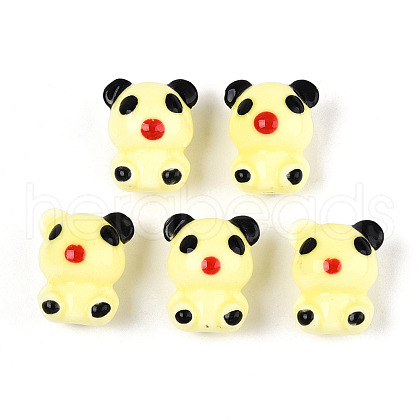 Handmade Porcelain Bead Strands PORC-N011-02D-1