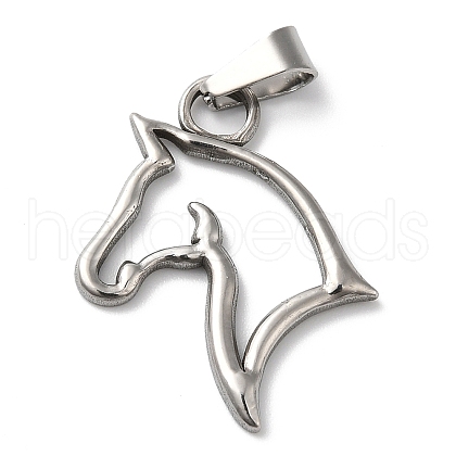 Non-Tarnish 304 Stainless Steel Pendants STAS-D069-03P-1