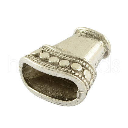Tibetan Style Alloy Bead Cones TIBEB-0627-AS-RS-1