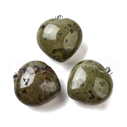 Natural Dragon Blood Pendants G-C188-03B-1