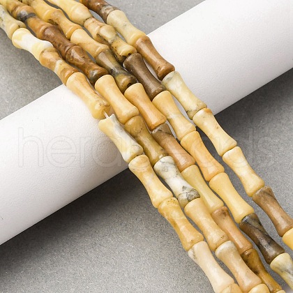 Natural Yellow Opal Beads Strands G-L624-G10-12x5mm-1