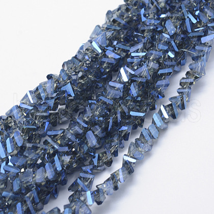 Electroplate Glass Beads Strands EGLA-J143-A-FR01-1