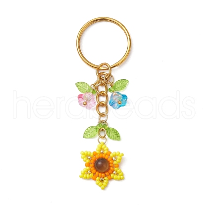 Seed Beads Keychain KEYC-MZ00012-1