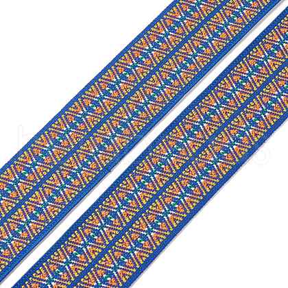 Ethnic Style Colored Flat Elastic Fibre Rubber Band EC-XCP0001-25-1