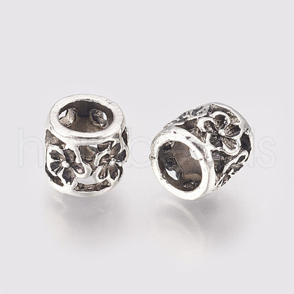 Hollow Alloy Beads MPDL-L016-07AS-1