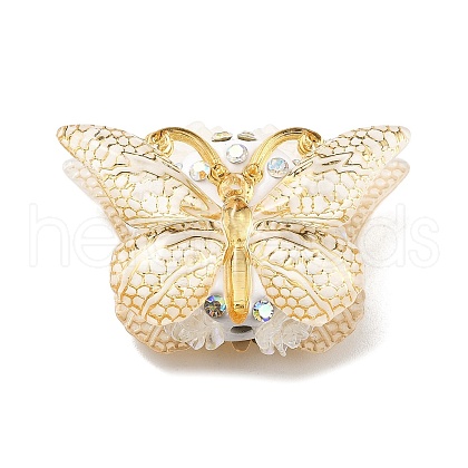 Polymer Clay Rhinestone Beads CLAY-NH0001-07F-1