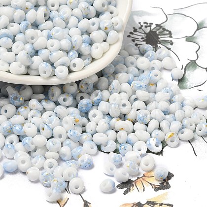 Baking Paint Glass Seed Beads X1-SEED-F006-01A-02-1