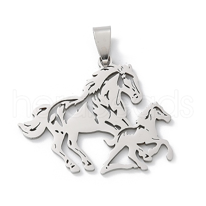 201 Stainless Steel Pendants STAS-S157-25B-P-1