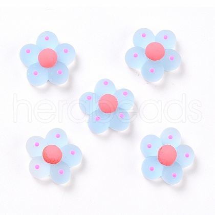 Translucent Resin Cabochons CRES-A049-06B-1