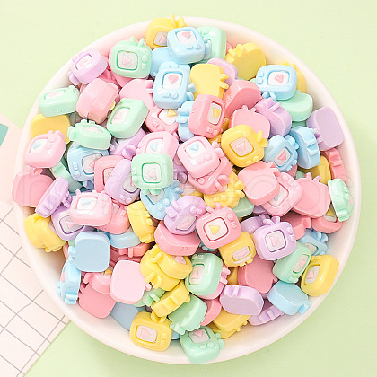 Opaque Resin Cabochons RESI-K027-33H-1