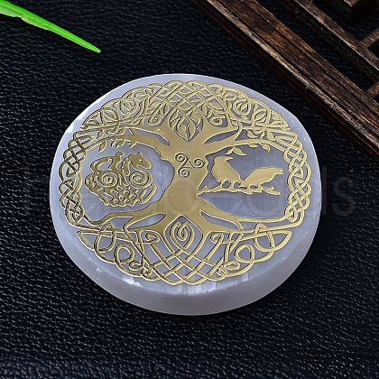 Natural Moroccan Gesso Cup Mat Sculpture Display Decorations PW-WG801DC-08-1