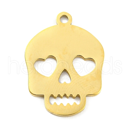 304 Stainless Steel Pendants STAS-Q255-04G-1