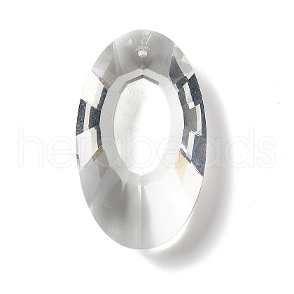 Transparent Glass Big Pendants X-GLAA-F118-08-1