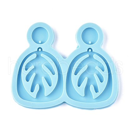 DIY Leaf Dangle Stud Earrings Silicone Molds DIY-I037-01B-1