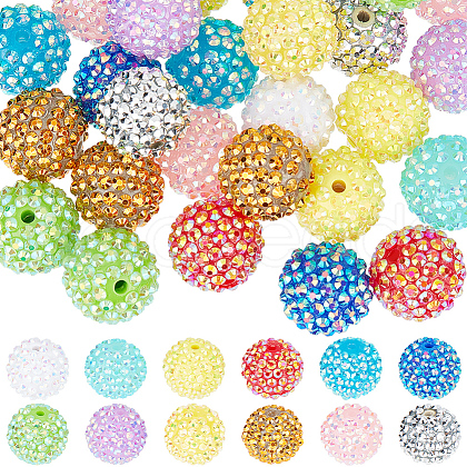 SUNNYCLUE 48pcs 12 style DIY Beads Kits MACR-SC0001-17-1