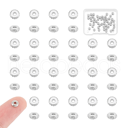 Unicraftale 50Pcs 304 Stainless Steel Beads STAS-UN0059-85-1