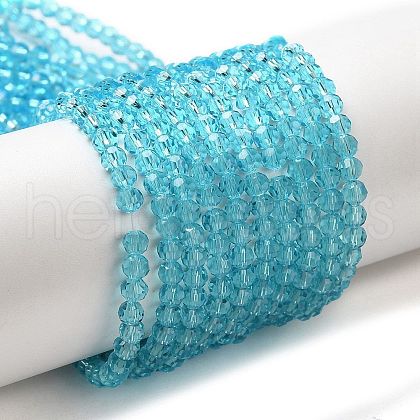 Transparent Glass Beads Strands EGLA-A035-T3mm-D08-1