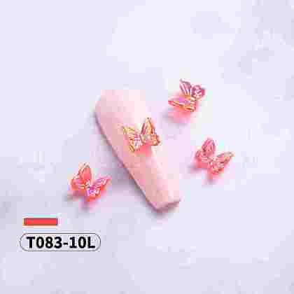 Electroplated 3D Resin Cabochons MRMJ-T083-10L-1