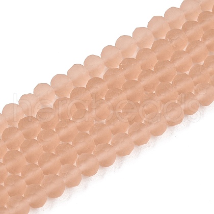 Transparent Glass Beads Strands EGLA-A044-T4mm-MD20-1