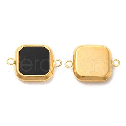 PVD Vacuum Plating Golden Tone 304 Stainless Steel Connector Charms STAS-A079-07G-01A-1