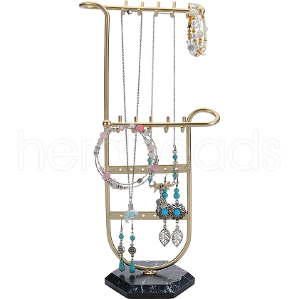 SUNNYCLUE 1 Set Iron Storage Jewelry Rack ODIS-SC0001-04MG-1