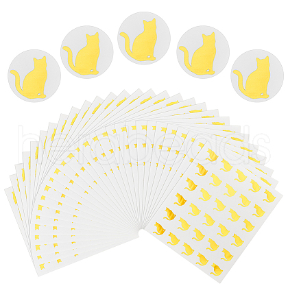 Round Dot Paper Sealing Stickers DIY-WH0349-137E-1
