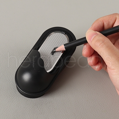 Oval Pencil Sharpenerr Block for Art Sketch Drawing Pencil PW-WG11216-01-1