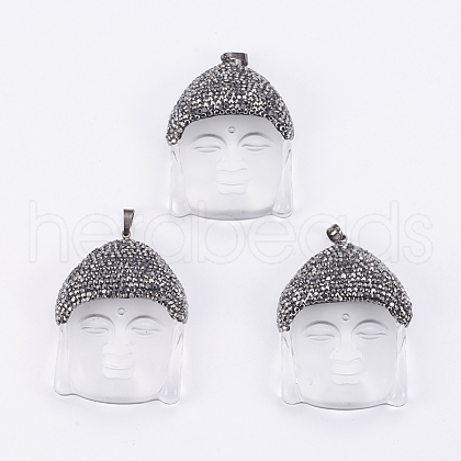 Glass Big Pendants G-L477-E01-1