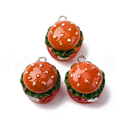 Opaque Resin Pendants CRES-U007-04A-P-1