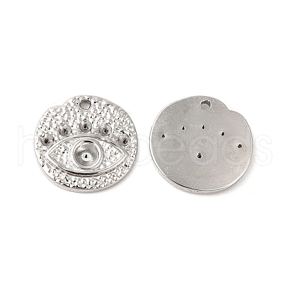 Tarnish Resistant 304 Stainless Steel Pendant Rhineatone Settings STAS-L268-005P-1