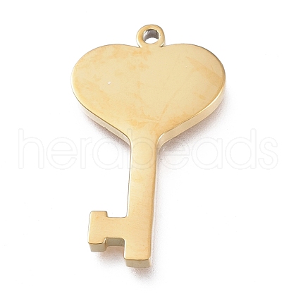 304 Stainless Steel Pendants STAS-M275-01G-1