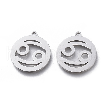 Non-Tarnish 304 Stainless Steel Pendants STAS-L249-002D-1