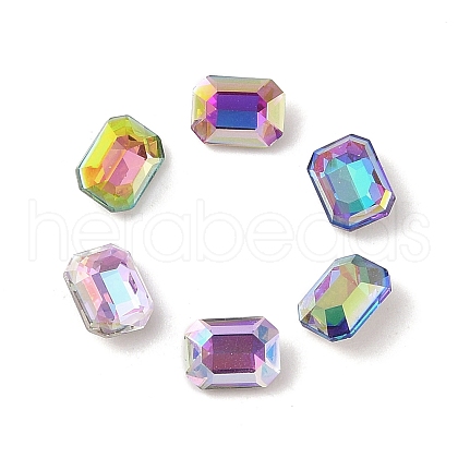 Glass Rhinestone Cabochons RGLA-L029-03B-1
