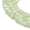 Crackle Glass Beads Strands X1-GLAA-U001-4mm-09-3