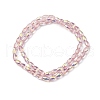 Transparent Electroplate Glass Beads Strands EGLA-I017-01-AB02-2