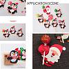 Christmas Theme Snowman Shape Paper Candy Lollipops Cards CDIS-I003-01-5